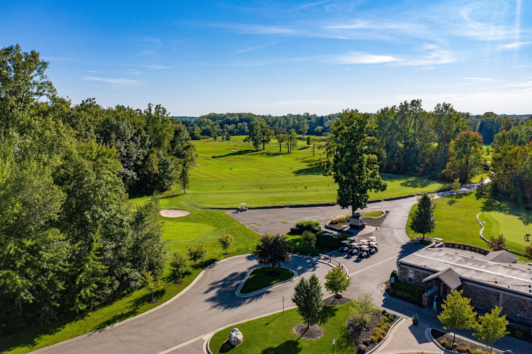 Beautiful view of the golf course