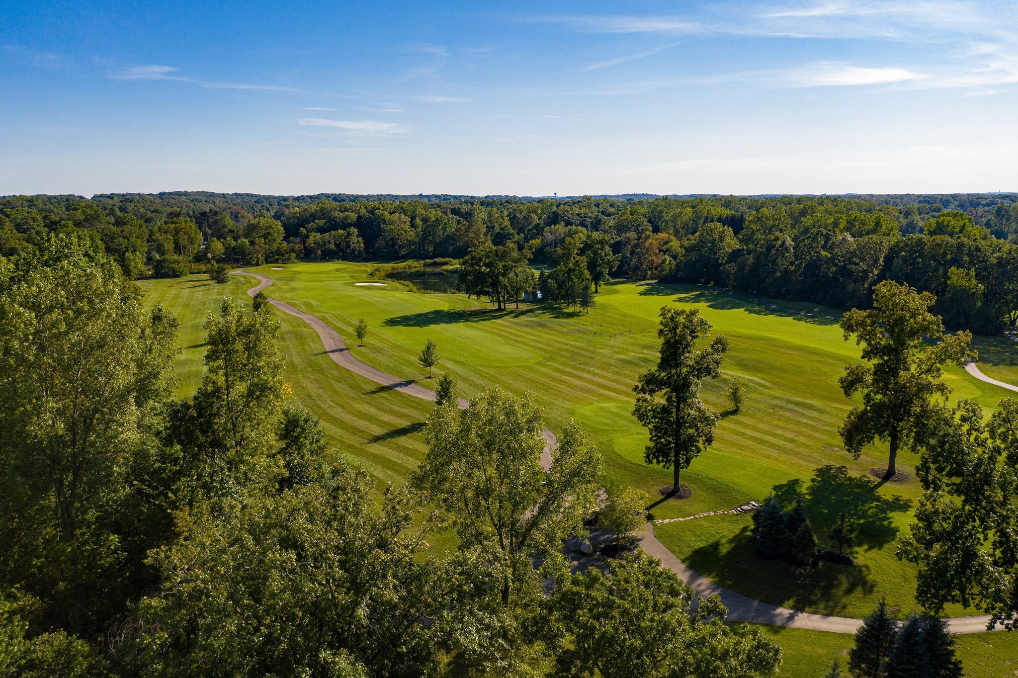 Beautiful view of Huntmore Golf Course