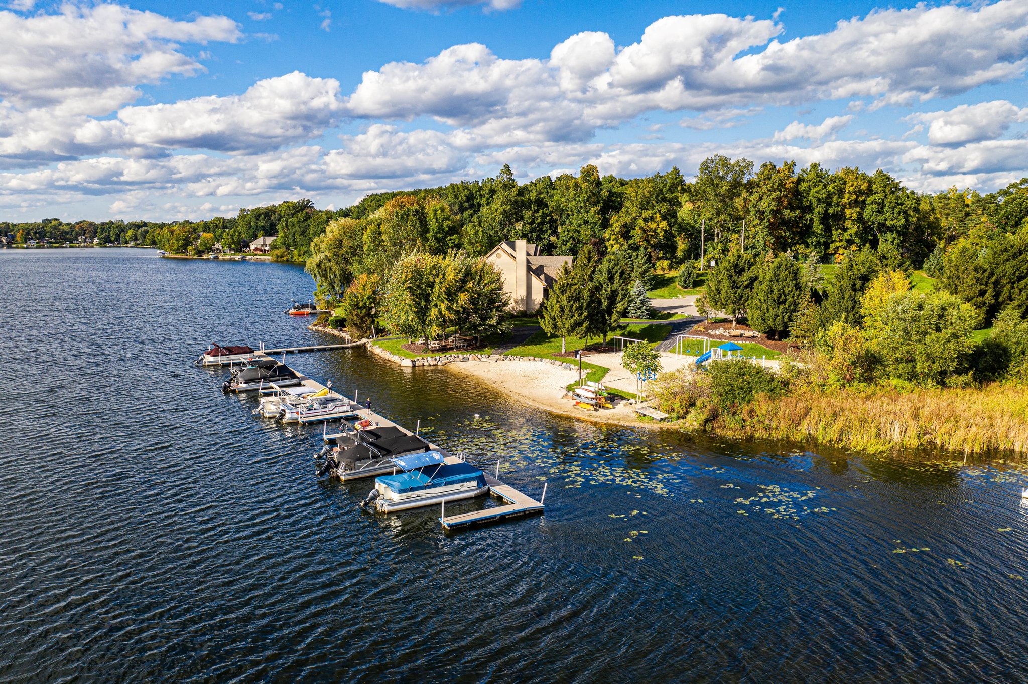 Boat docks located in Howell MI